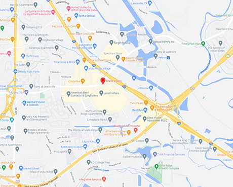 Pearle vision location map